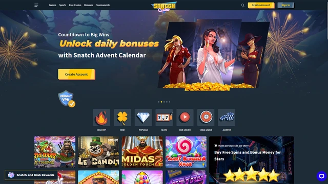 Snatch Casino: Όλα όσα πρέπει να ξέρετε &ndash; Αναλυτική αξιολόγηση για το 2026